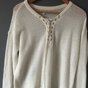 White Knitted Sweater size S Pacsun